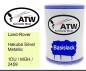 Preview: Land-Rover, Hakuba Silver Metallic, 1DU / MGH / 2459: 500ml Lackdose, von ATW Autoteile West.